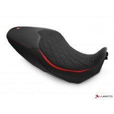 LUIMOTO Diamond Edition Rider Seat Cover for the DUCATI DIAVEL 1260 (2019+) - Low Seat